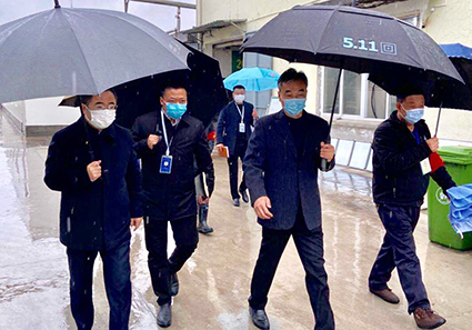 市委書記王玨蒞臨明光酒業(yè)檢查復工復產和疫情防控工作