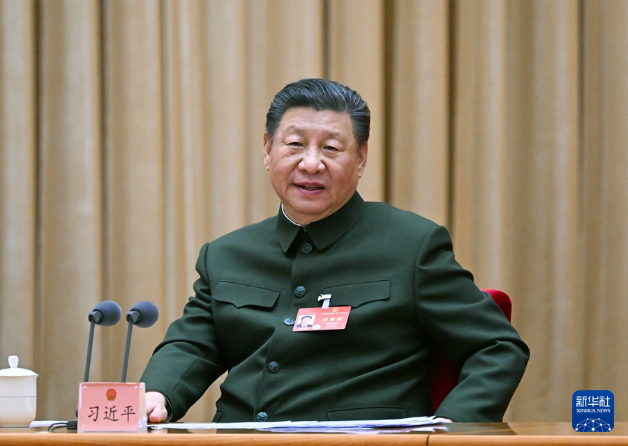 習(xí)近平在出席解放軍和武警部隊(duì)代表團(tuán)全體會(huì)議時(shí)強(qiáng)調(diào) 強(qiáng)化使命擔(dān)當(dāng) 深化改革創(chuàng)新 全面提升新興領(lǐng)域戰(zhàn)略能力